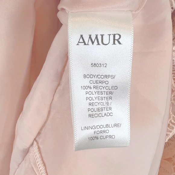 AMUR Pink Lace Hayden Midi Formal Dress $695 - Picture 14 of 15